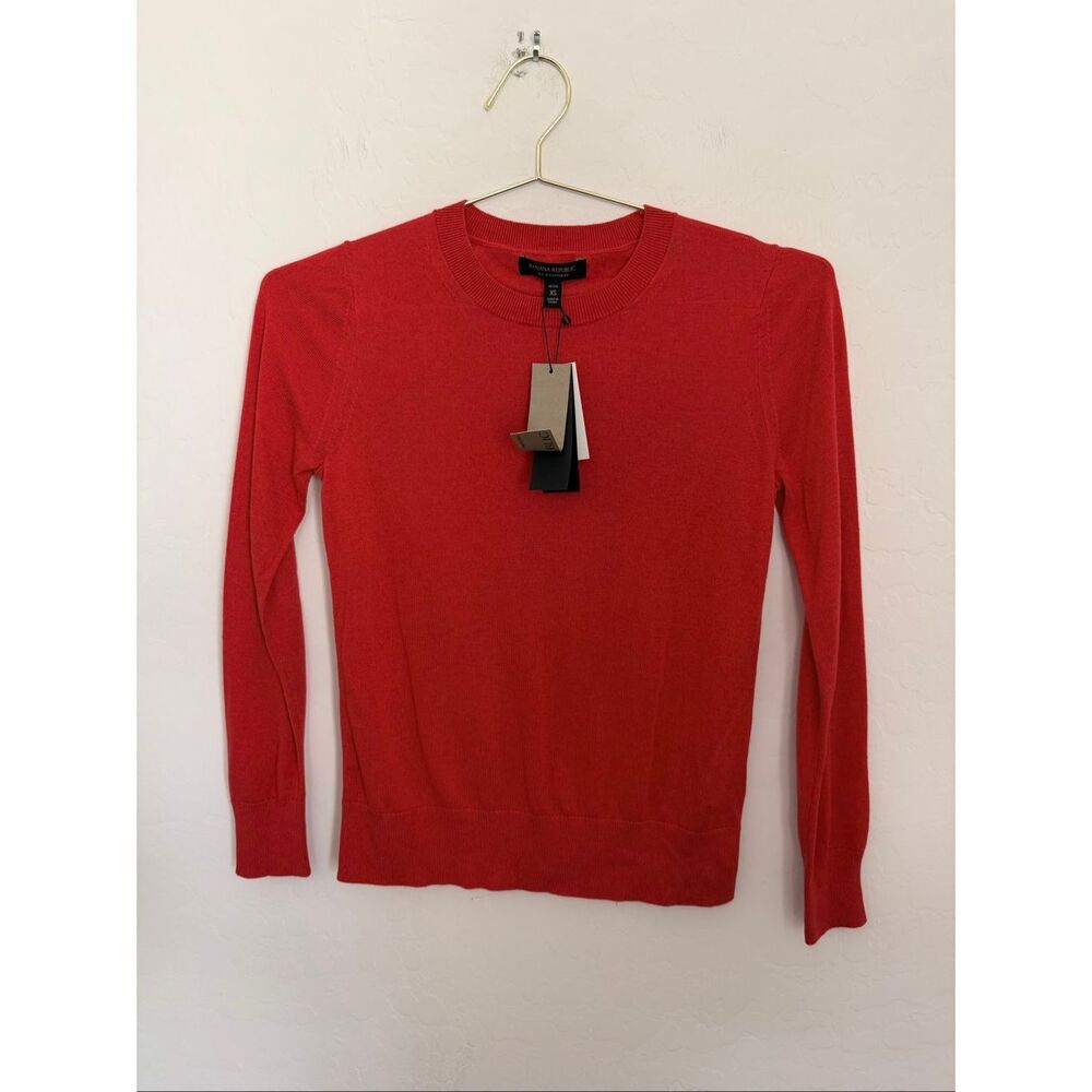 Banana Republic Silk & Cashmere Minimalist Old Money Petite Sweater XS NWT